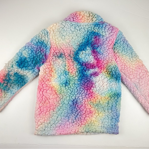 Coffee Shop Rainbow Sherpa Pullover {6x} - Picture 9 of 10